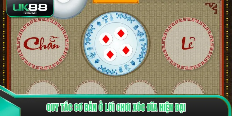 Quy tắc cơ bản ở lối chơi xóc đĩa hiện đại